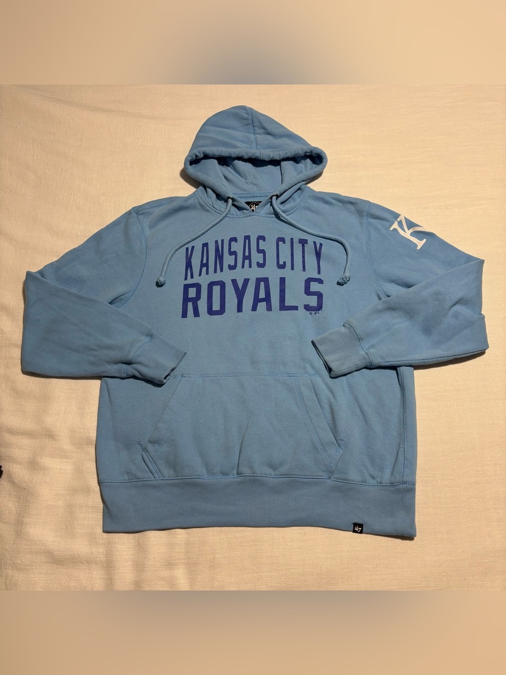 Men’s ‘47 Brand Kansas City Royals Hoodie | Light Blue | Size Large